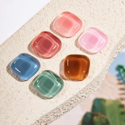 GV1154 THR3E STROKES Jello Jello Syrup Jelly Gel Nail Polish, 7.5ml, UV/LED Soak Off Gel, 28 Day Wear, Translucent Color Gel for Nail Art, 18 Shades