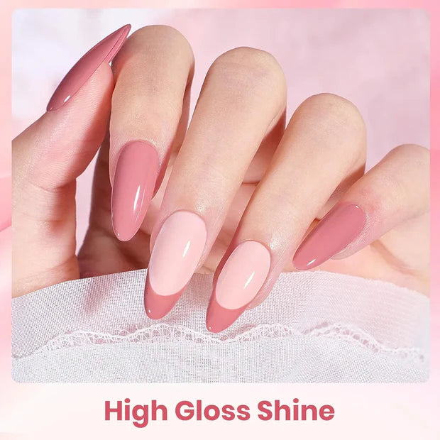 GV971 Marbella Nude Gel Polish Set – 6 Soft Pink & Nude Shades