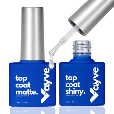 GV977 Vayve Matte & Shiny Top Coat Combo – Glossy & Matte Finish
