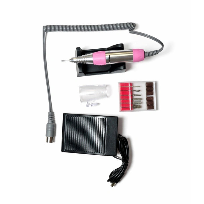 GV1136 Professional Nail Drill Machine 35000 RPM – Electric Nail File with Adjustable Speed Control for Manicure, Pedicure, Gel & Acrylic Nail Extensions