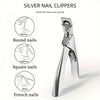 GV689 Silver Stainless Steel U-Shaped Nail Clippers – Nail Extension & Repair Manicure Tool