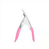 GV856 False Nail Cutter – Professional Acrylic Nail Tip Clipper with Pink Handle for Salon & Home Use