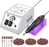 GV851 Electric Nail Drill Machine 12W – Professional Manicure & Pedicure Kit with 6 Bits & Sanding Bands