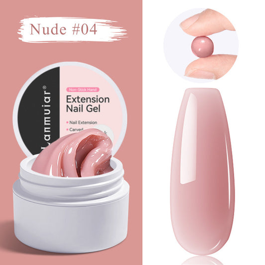 GV829 Nail Extension Gel – Non-Stick Quick Builder Gel for Nail Extensions, Carving & Overlay
