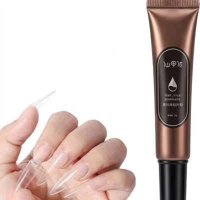 GV538 INOG Gel Nail Glue - 20ML Solid Gel for Soft Tips, Multifunctional Professional Tools, Strong Adhesive for Rhinestones, Charms and Gems