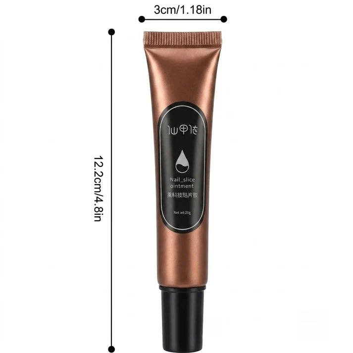 GV538 INOG Gel Nail Glue - 20ML Solid Gel for Soft Tips, Multifunctional Professional Tools, Strong Adhesive for Rhinestones, Charms and Gems