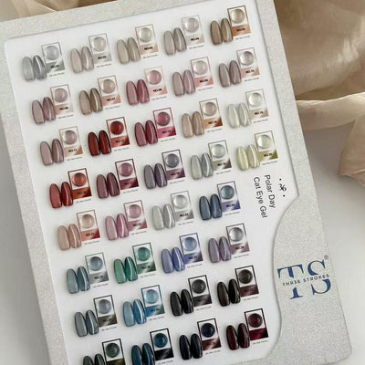 GV1023 THR3E STROKES Polar Day Cat Eye Gel Polish Master Set (36 Colors, 15ml) – Complete Premium Magnetic UV/LED Salon Palette