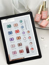 GV1022 THR3E STROKES Gilded Dreams Cat Eye Gel Polish Set (10 Colors, 15ml) – Premium Magnetic UV/LED Nail Art Kit
