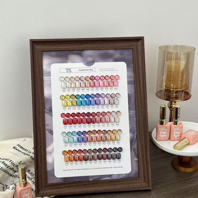 GV1024 THR3E STROKES Crystal Cat's Eye Gel Polish Master Collection (60 Colors, 15ml) – The Ultimate Premium Magnetic UV/LED Nail Art Palette