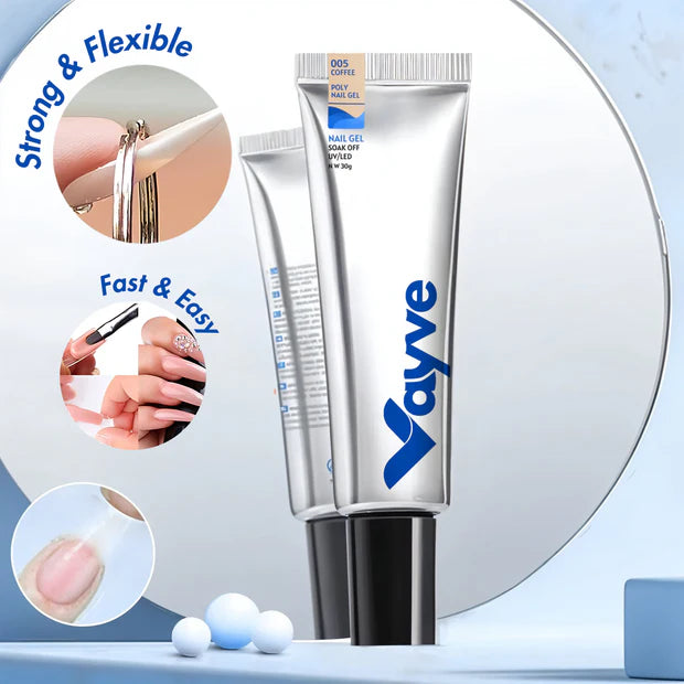GV980 Vayve Polygel for Nail Extension – UV/LED Soak Off Poly Nail Gel (30g)