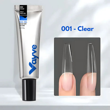 GV980 Vayve Polygel for Nail Extension – UV/LED Soak Off Poly Nail Gel (30g)