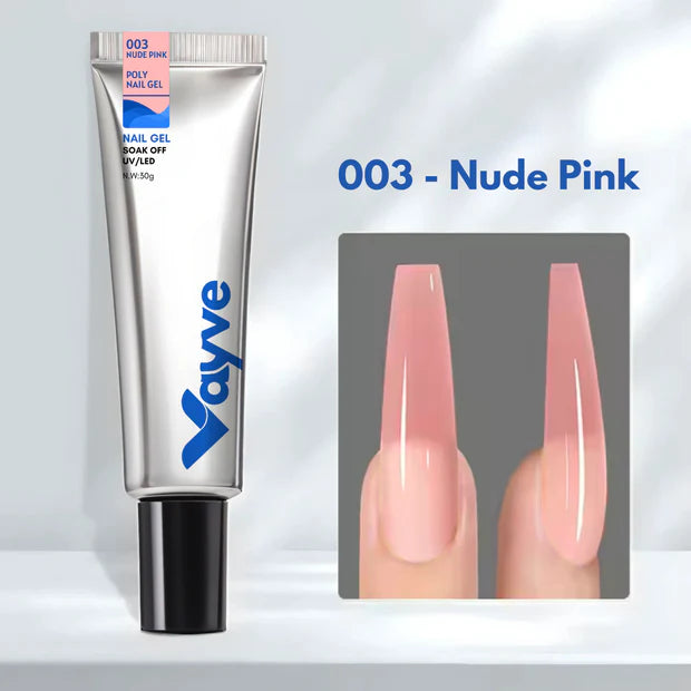 GV980 Vayve Polygel for Nail Extension – UV/LED Soak Off Poly Nail Gel (30g)