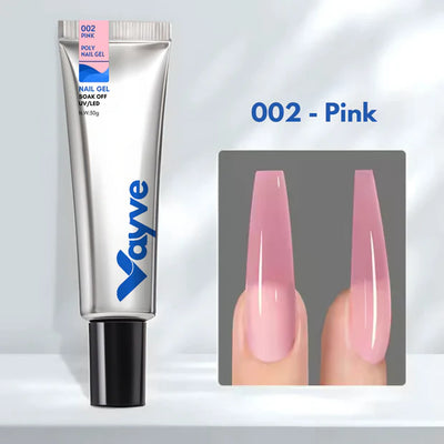 GV980 Vayve Polygel for Nail Extension – UV/LED Soak Off Poly Nail Gel (30g)