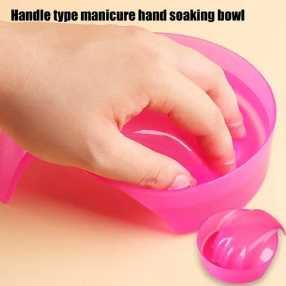GV741 Professional Nail Art Soaking Bowl: Unscented Nail Polish Tray for Effortless Nail Care