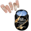 GV1120 THR3E STROKES No Wipe 3D Sculpting Gel for Nails, UV LED Cured Solid Builder Gel for Chrome Powder, Rhinestone Application and Nail Art Painting, 8ml (ROUND DABBA)
