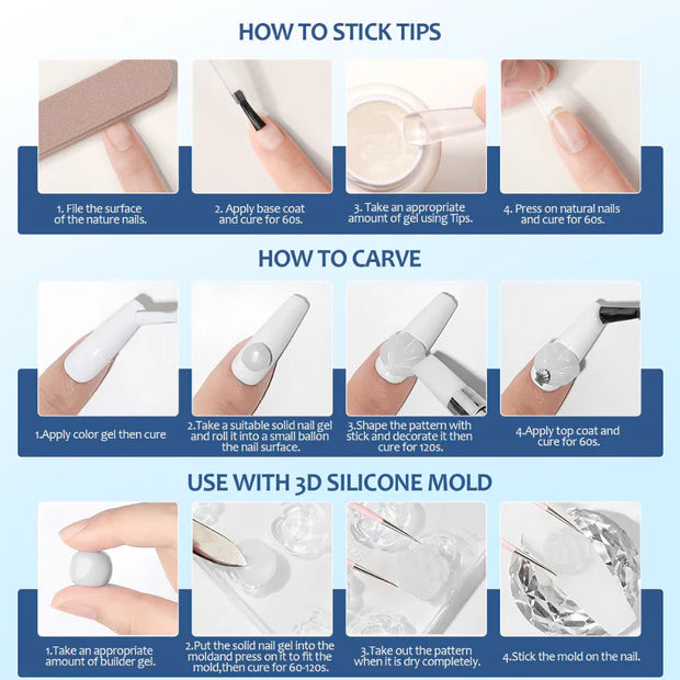 GV979 Vayve Solid Builder Gel 20g – Nail Extension Gel