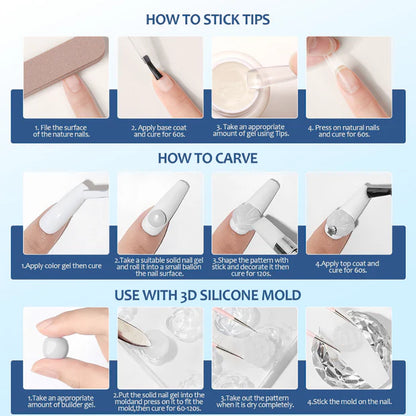 GV979 Vayve Solid Builder Gel 20g – Nail Extension Gel
