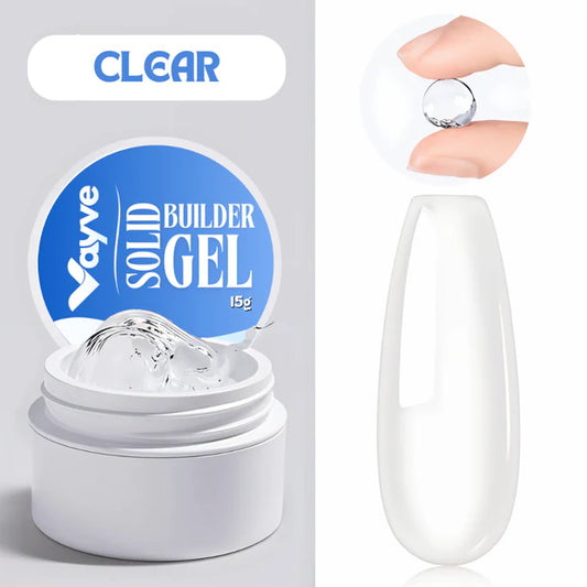 GV985 Vayve Solid Builder Gel 15g | Non-Stick Nail Extension Gel