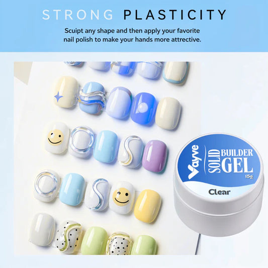 GV985 Vayve Solid Builder Gel 15g | Non-Stick Nail Extension Gel