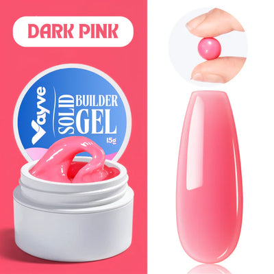 GV984 Vayve Solid Builder Gel 15g | Non-Stick Nail Extension Gel