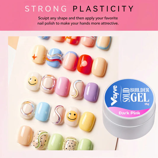 GV984 Vayve Solid Builder Gel 15g | Non-Stick Nail Extension Gel