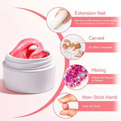 GV984 Vayve Solid Builder Gel 15g | Non-Stick Nail Extension Gel
