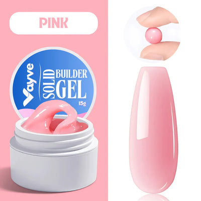 GV983 Vayve Solid Builder Gel 15g | Non-Stick Nail Extension Gel