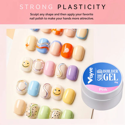 GV983 Vayve Solid Builder Gel 15g | Non-Stick Nail Extension Gel