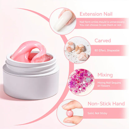 GV983 Vayve Solid Builder Gel 15g | Non-Stick Nail Extension Gel