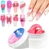 GV1014 Vayve Solid Mould Clay Gel 15g | 4-in-1 Non-Sticky Nail Extension Gel (Dark Pink)