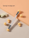 GV613 Sponge Smudge Pen with Replaceable Sponge Heads – Dual-Ended Nail Art & Makeup Tool