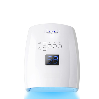 GV1137 Cordless Rechargeable UV LED Nail Lamp S10, Dual Light Source 365+405nm Nail Dryer with 5 Timers, IR Sensor, Low Temperature & High Power Modes for Gel Polish, Manicure & Pedicure