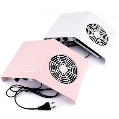 GV619 Professional Nail Dust Collector Machine – Pink & White Salon Vacuum Cleaner