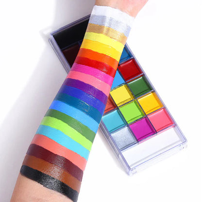 GV953 Vayve Face & Body Paint Kit – 20 Vibrant Colors for Makeup & Art