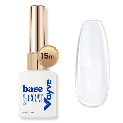 GV959 Vayve Gel Base Coat 15ml | Strong Adhesion UV/LED Soak-Off Base Coat