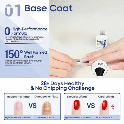 GV959 Vayve Gel Base Coat 15ml | Strong Adhesion UV/LED Soak-Off Base Coat