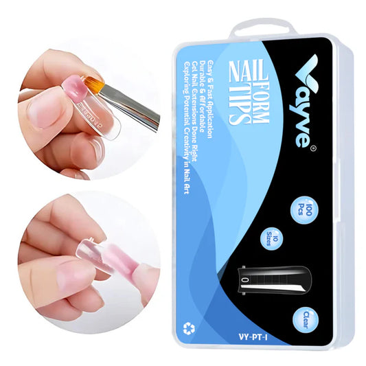 GV956 Vayve Nail Form Tips Kit – Dual Nail Forms, Nail File & Nail Tool