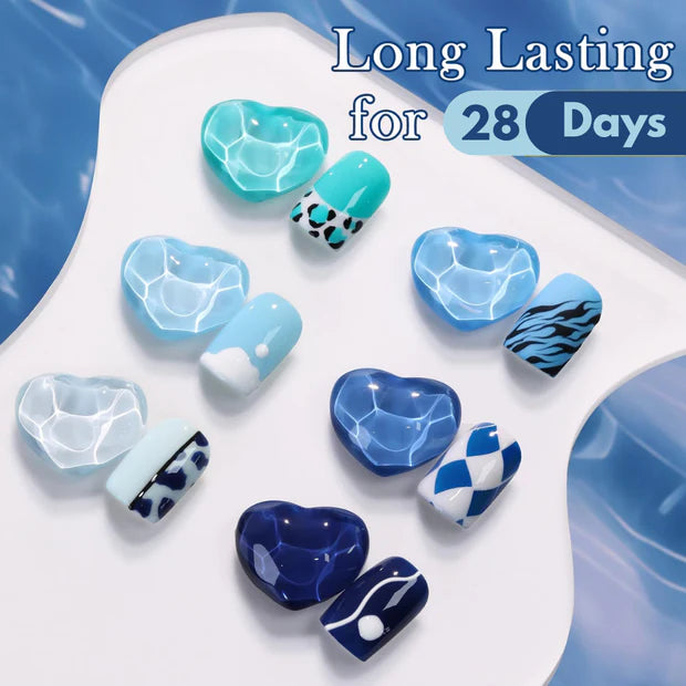 GV951 Vayve Oceana Blue Gel Polish Set – 6 Ocean-Inspired Shades