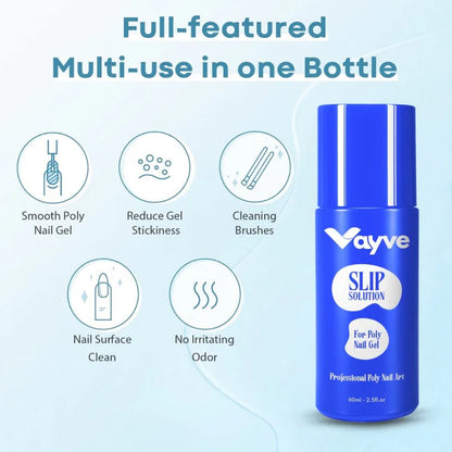 GV952 Vayve Slip Solution 60ml | Nail Extension Slip Solution Liquid for Easy Application