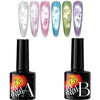 GV1112 THR3E STROKES Water Drop Gel Top Coat, 3D Rain Drop Effect Non-Wipe Glossy Shiny Nail Art Top coat, DIY Bubble Ice Dew Soak Off UV LED Gel Nail Polish at Home -7.5ML