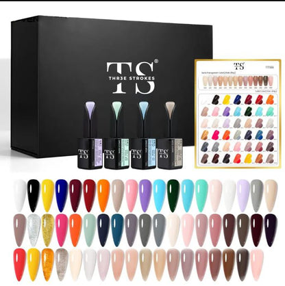 GV182 THR3E STROKES 60 Pcs Classic Series Set 15ml Gel Polish