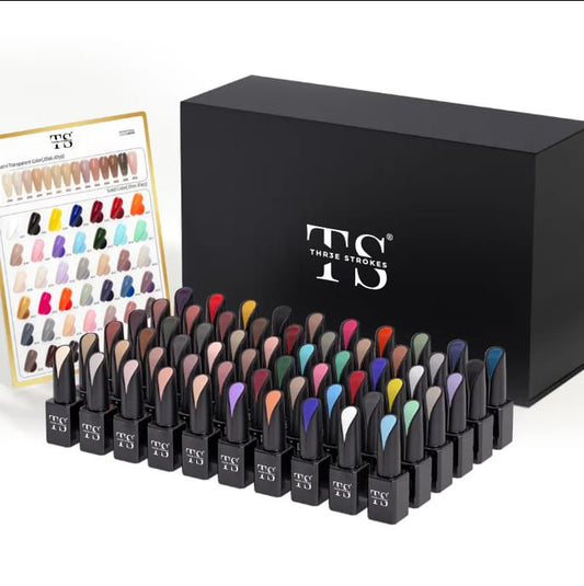 GV182 THR3E STROKES 60 Pcs Classic Series Set 15ml Gel Polish