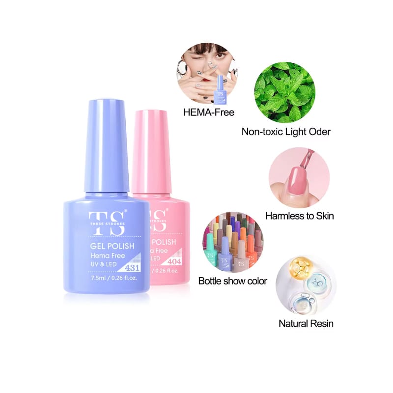 GV183 THR3E STROKES LUX5 Gel Polish Kit 60 Colors