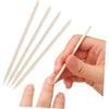GV588 100pcs Wooden Cuticle Pusher Sticks – Dual-Ended Manicure & Pedicure Tools