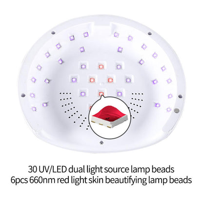 GV674 UV/LED Nail Lamp Dryer with Digital Display & Timer Settings