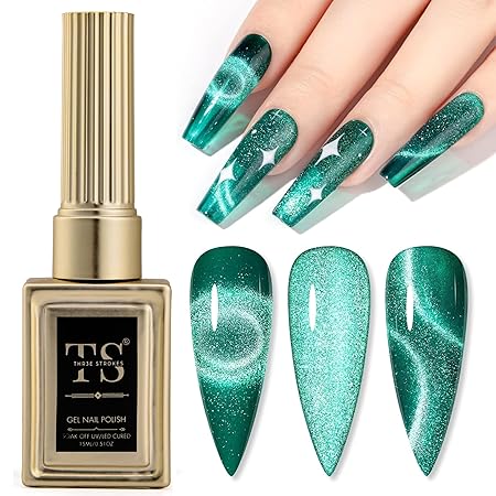 GV189 THR3E STROKES Professional UV Gel Nail Polish, HEMA-FREE Lasts Upto 21 Days, Super Glossy Finish, Non-Chipping, Non-Smudging, Quick Drying Nail Polish,15 ml (15ML)