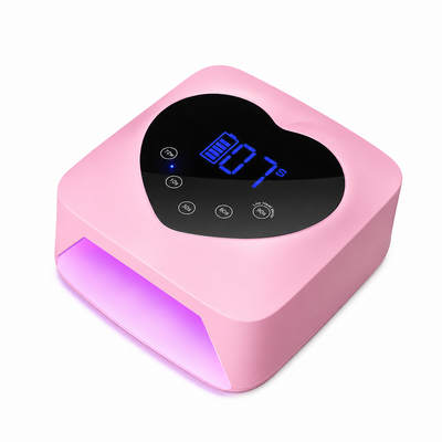 GV1123 UV LED Nail Lamp Cordless 72W Portable Nail Dryer Light Rechargeable UV Light for Gel Nails Polish