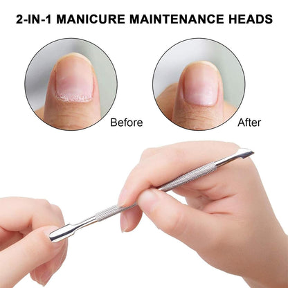 GV509 INOG Gel Nail Polish Remover, No Need for Foil, Quick & Easy Polish Remover In 3-5 Minutes, No Need Soaking Or Wrapping Doesn't Hurt Nails-15ml (Set of 3) (7in1 Filer+Peeler)