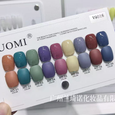 GV547 UOMI 9pcs Gel Polish Set With Shade Card 15ml (V9016)