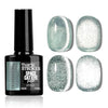 GV828 THR3E STROKES 9D Glitter Cat Eye Gel Magnetic Nail Polish Art Manicure DIY at Home Soak Off UV Gel 7.5ML (CE28, 7.5ML)
